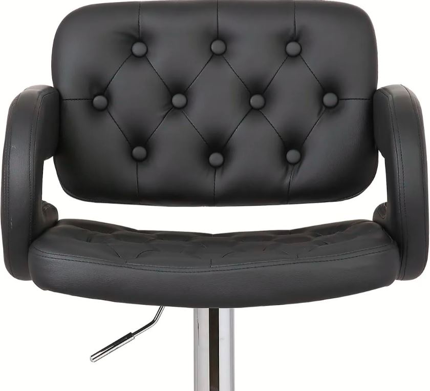 Adjustable Leather Counter Seat - Image 3