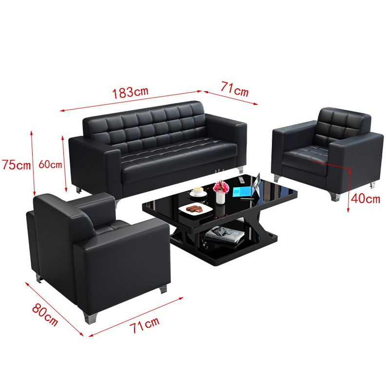 5 Seater Executive Office Sofa - Image 5