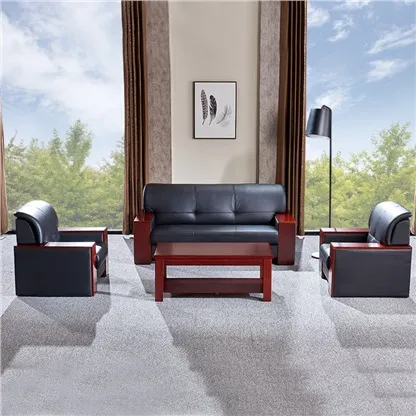 Leather 5-Seater Office Sofa - Image 3