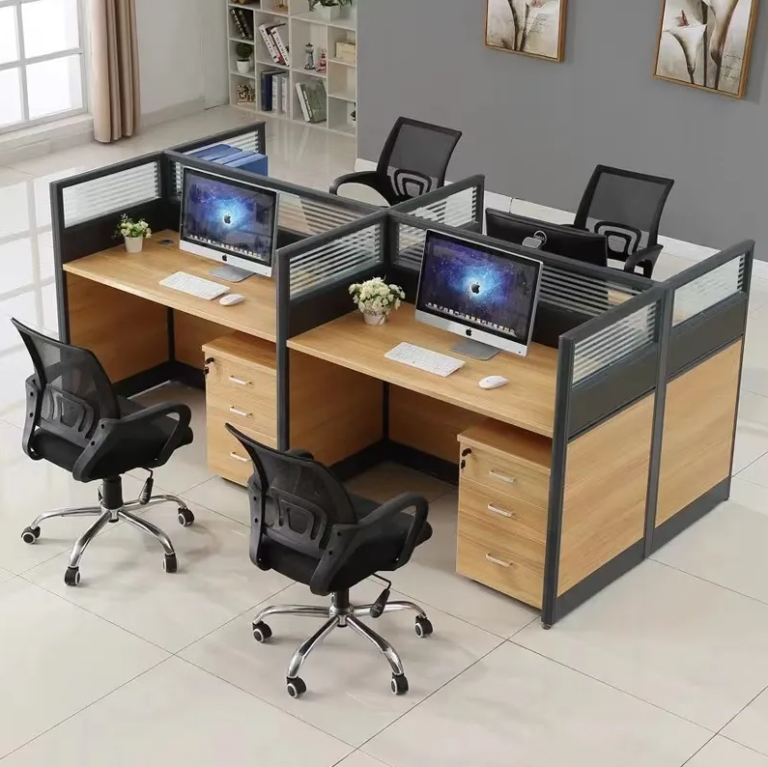 4-People Office Workstation - Image 4