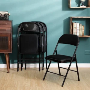 Foldable PU leather Study Chair