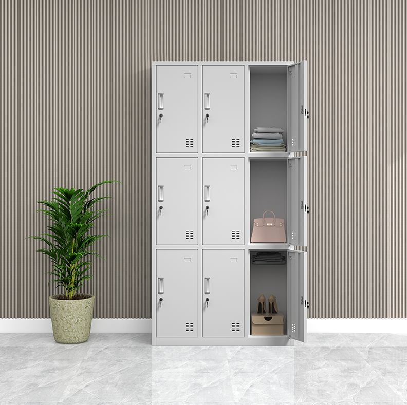 9-Locker Office Filing Cabinet