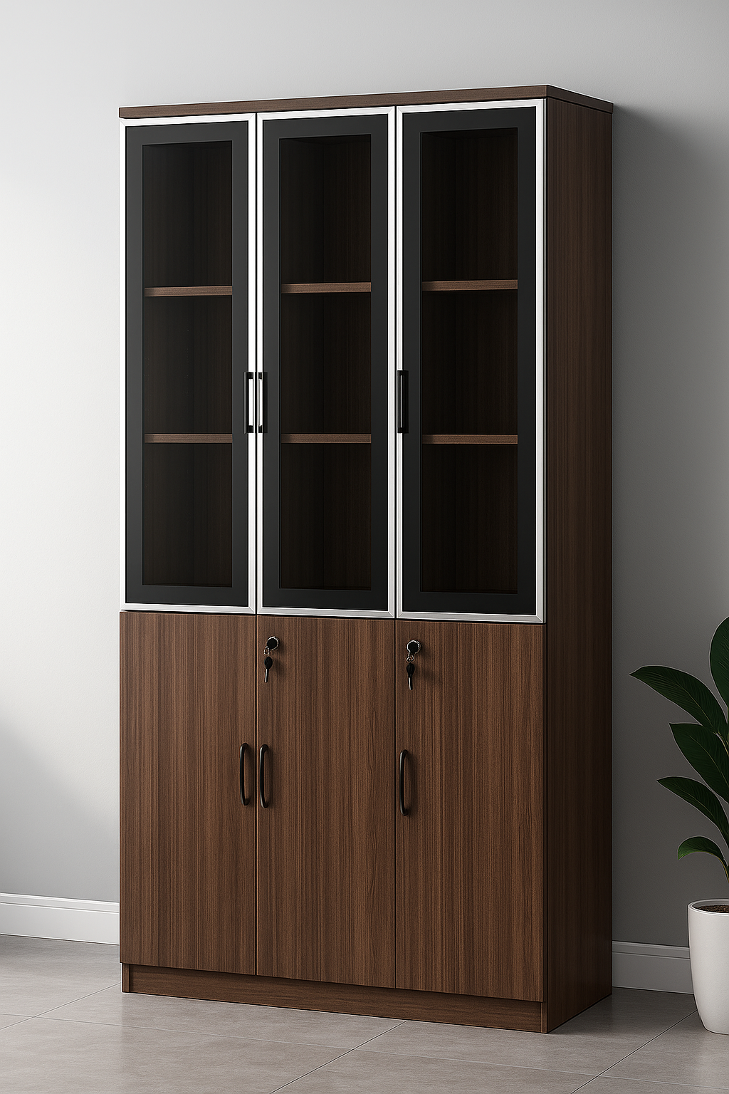 3 Door Wooden Cabinet